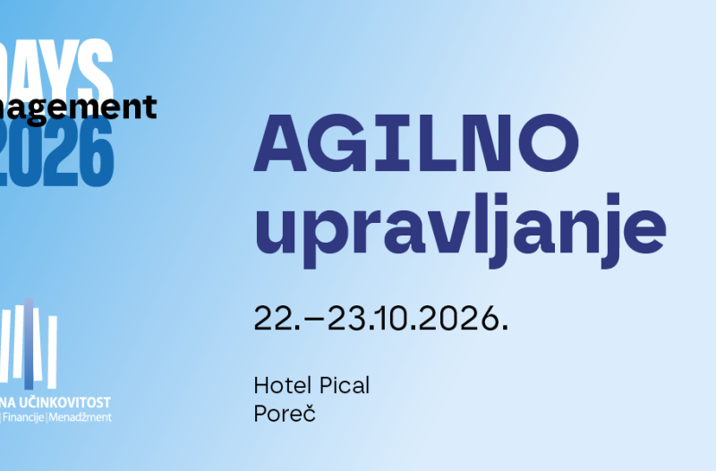 Koprivnica - grad-koprivnica.net - MANAGEMENT DAYS 2026 Agilno upravljanje 22.-23.10.2026., Hotel Pical Poreč