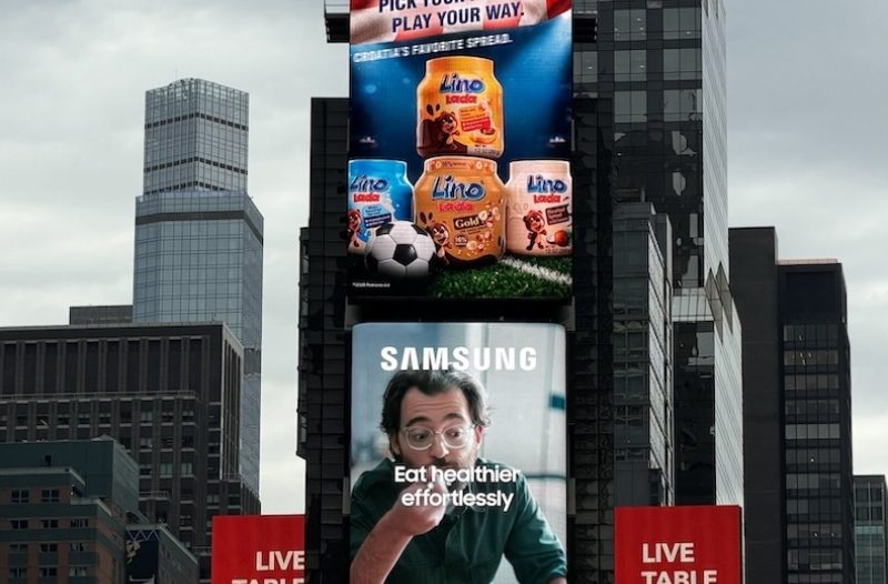 Koprivnica - grad-koprivnica.net - Navijačka Lino Lada među globalnim brendovima na Times Squareu